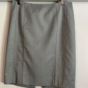 White House Black Market Grey Skirt